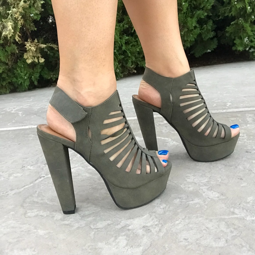 Olive Green Heel